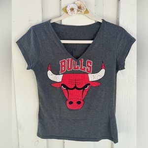 Chicago Bulls tee with rhinestones